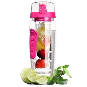 Wasserflasche mit Fruchtsieb 1l